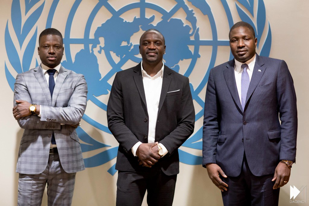 akon lighting Africa